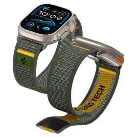   Spigen Athlex Air Apple Watch 6 / 7 / 8 / 9 / 10 / 11 / Se / Ultra 1 / 2 (44 / 45 / 46 / 49 Mm) Aktív Zöld