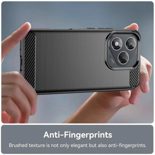  Honor 400 Lite Kék Karbon Szilikon tok- 4 kép