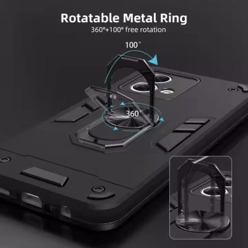  Honor 400 Lite Fekete ütésálló tok- 3 kép