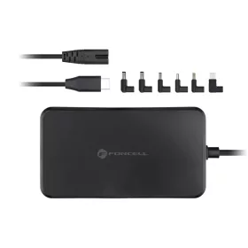   FORCELL F-ENERGY E856 univerzális laptop töltő 65W (6 adapterrel) - fekete