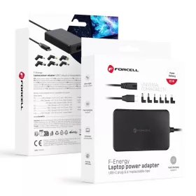 FORCELL F-ENERGY E856 univerzális laptop töltő 65W (6 adapterrel) --5903396376627 2 kép