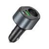 HOCO autós töltő USB A + Type C + szivargyújtó PD QC3.0 3A 35W Z5-6942007633031 1 kép