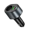 HOCO autós töltő USB A + Type C + szivargyújtó PD QC3.0 3A 35W Z5-6942007633031 2 kép