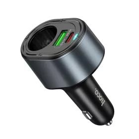 HOCO autós töltő USB A + Type C + szivargyújtó PD QC3.0 3A 35W Z5-6942007633031 2 kép