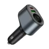 HOCO autós töltő USB A + Type C + szivargyújtó PD QC3.0 3A 35W Z5-6942007633031 6 kép