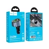 HOCO autós töltő USB A + Type C + szivargyújtó PD QC3.0 3A 35W Z5-6942007633031 9 kép