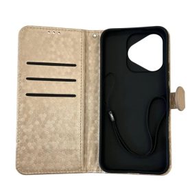  Honor 400 Lite Világos Arany Irizáló Tok Bankkártya Tartóval, Cs- 2 kép