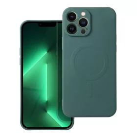    Samsung Galaxy A56 5G sötétzöld Szilikon Mag Cover tok MagSafe kompatibilis