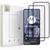 Motorola Moto G86 5G / G86 5G Power Edzett üveg Tech-protect Glass Fit+ 2-csomag Fekete üvegfólia