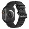 FORCELL F-DESIGN FA06 szilikonszíj Apple Watch 38 / 40 / 41 mm fekete