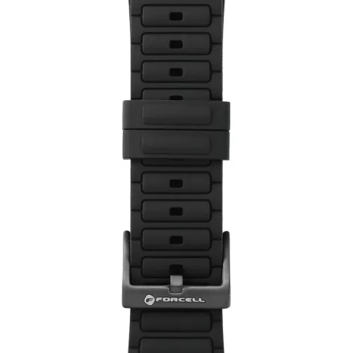 FORCELL F-DESIGN FA06 szilikonszíj Apple Watch 38 / 40 / 41 mm fekete-5903396392610 2 kép
