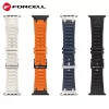 FORCELL F-DESIGN FA06 szilikonszíj Apple Watch 38 / 40 / 41 mm fekete-5903396392610 8 kép
