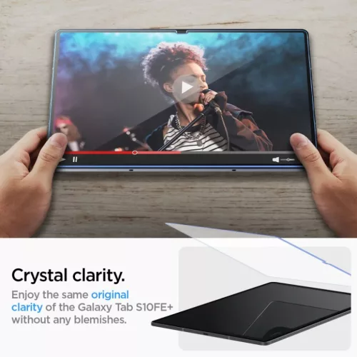Spigen Glas.tr Slim Samsung Galaxy Tab S10 FE+ Plus 13.1 X620 / X626B -8800283302592 8 kép