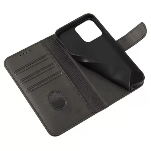 Fliptok mágneses zárral Honor X6a-hoz - fekete tok-5907769378874 6 kép