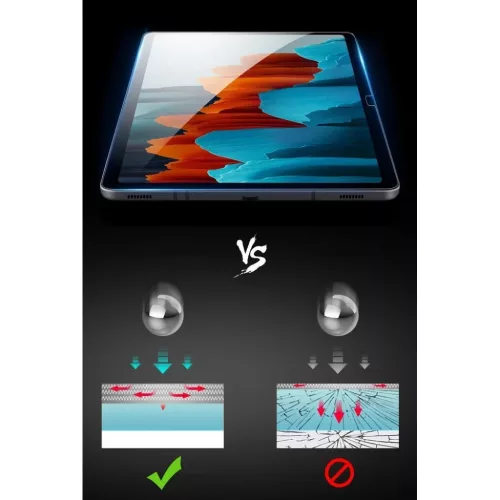 Dux Ducis Super Tough kijelzővédő üvegfólia Samsung Galaxy Tab S7-6934913060995 8 kép