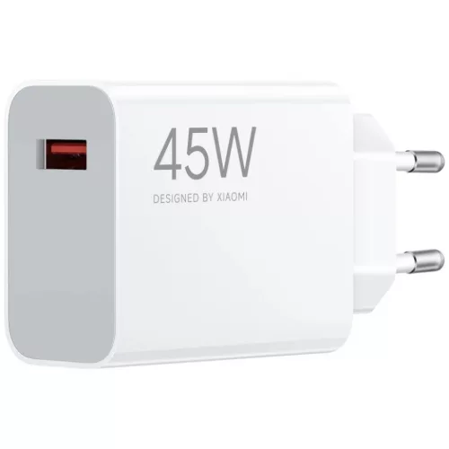 XIAOMI eredeti töltő USB A QC3.0 3A 45W MDY-17-EF fehér bulk-5903396401152 2 kép