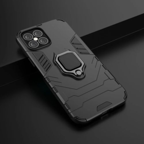 iPhone 12 Pro MAX Armor Ring mágneses tok fekete-9111201914568 6 kép