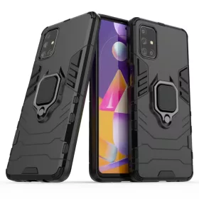 Samsung M31S fekete Armor Ring mágneses tok-9111201914582 1 kép
