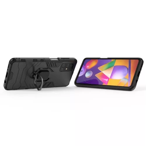 Samsung M31S fekete Armor Ring mágneses tok-9111201914582 6 kép