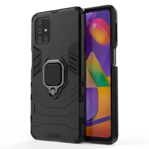 Samsung M31S fekete Armor Ring mágneses tok-9111201914582 8 kép