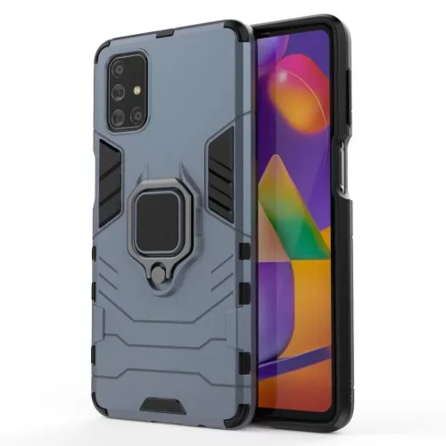 Armor Ring mágneses tok Samsung M31S kék-9111201914599 9 kép
