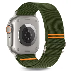   Tech-protect Nylon Slip Apple Watch 6 / 7 / 8 / 9 / 10 / 11 / Se / Ultra 1 / 2 (44 / 45 / 46 / 49 Mm) Khaki