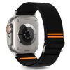 Tech-protect Nylon Slip Apple Watch 6 / 7 / 8 / 9 / 10 / Se / Ultra 1 / 2 (44 / 45 / 46 / 49 mm) Fekete szíj