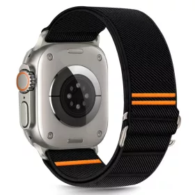   Tech-protect Nylon Slip Apple Watch (44 / 45 / 46 / 49 mm) Fekete szíj