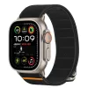 Tech-protect Nylon Slip Apple Watch (44 / 45 / 46 / 49 mm) Fekete szí-5906302368853 3 kép