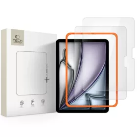   Edzett üveg Tech-protect Easy Set+ 2-pack iPad Air 11” 6 / 7 / 2024-2026 Átlátszó üvegfólia