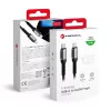 FORCELL F-ENERGY C259 kábel Type C - Lightning PD 3A 27W Cafule 0,5 m fekete