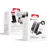 3in1 Apple Watch és Samsung Watch kompatibilis szürke töltőállom�-5903396384868 2 kép