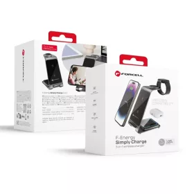 3in1 Apple Watch és Samsung Watch kompatibilis szürke töltőállom�-5903396384868 2 kép