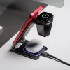 3in1 Apple Watch és Samsung Watch kompatibilis szürke töltőállom�-5903396384868 10 kép