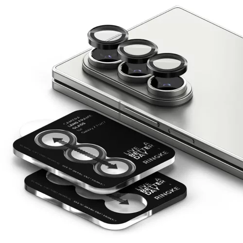 Ringke kamera keretvédő 2 db-os Galaxy Z Fold 7 fekete üvegfólia-8800293855484 3 kép