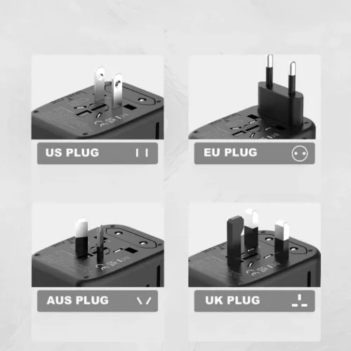 Tech-protect Ta200 Utazó Adapter Eu / Egyesült Királyság / Usa / A-5906302368617 9 kép