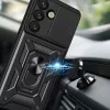Honor 400 tok - Sötétkék Armor Camshield állvánnyal és kameravé- 3 kép