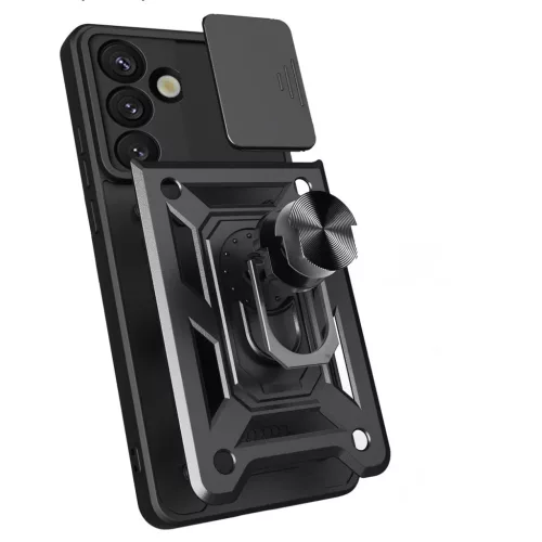 Honor 400 tok - Sötétkék Armor Camshield állvánnyal és kameravé- 8 kép