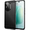  HONOR 400 Pro fekete karbon mintás szilikon tok