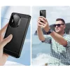  HONOR 400 Pro fekete karbon mintás szilikon tok- 4 kép