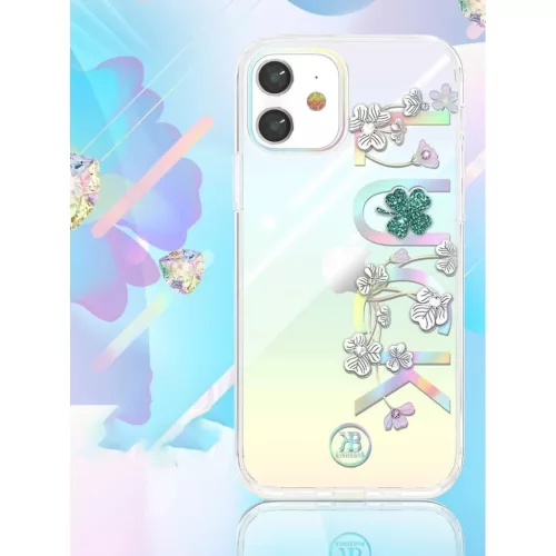 iPhone 12 Pro MAX Kingxbar Lucky Series tok Swarovski kristállyal Clo-6959003589903 3 kép
