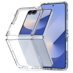  Galaxy Z Flip 7 átlátszó Tech-protect Flexair Hybrid tok