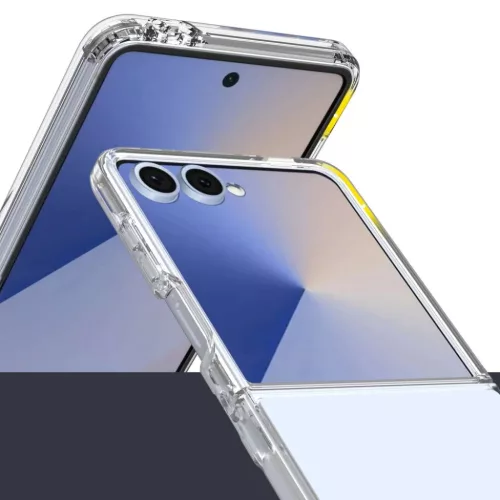  Galaxy Z Flip 7 átlátszó Tech-protect Flexair Hybrid tok-5906302318360 2 kép