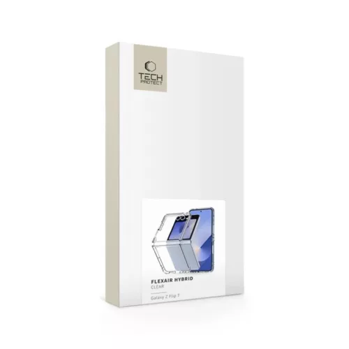  Galaxy Z Flip 7 átlátszó Tech-protect Flexair Hybrid tok-5906302318360 4 kép