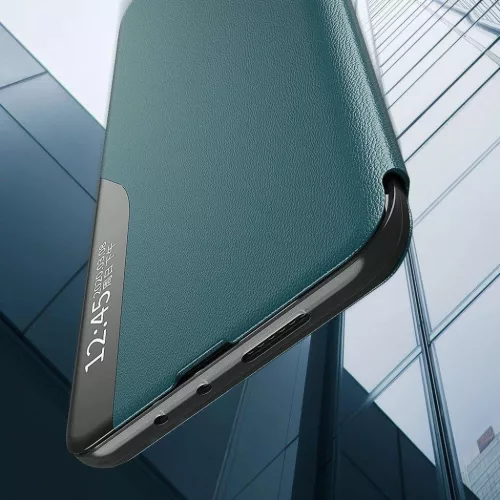 Eco Leather View Case intelligens fliptok Huawei P40 Lite E kék-9111201913899 5 kép