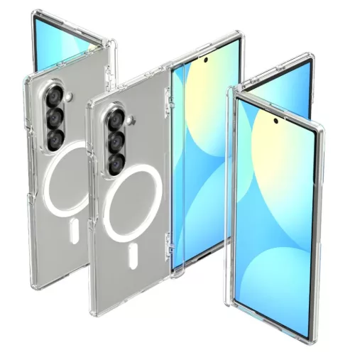  Samsung Galaxy Z Fold 7 Átlátszó/fehér Spigen Ultra Hybrid Pro Ma-8800283303810 2 kép
