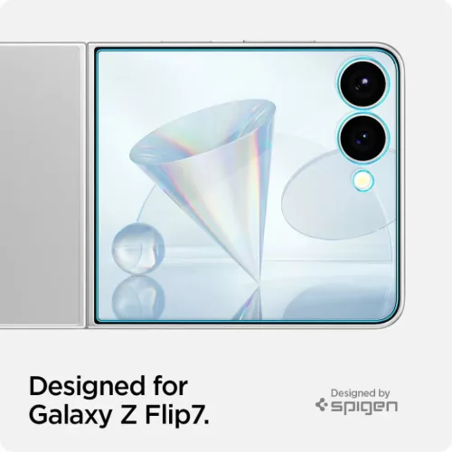  Galaxy Z Flip 7 Clear Spigen Glas.tr ez Fit Hd üvegfólia-8800283304206 10 kép