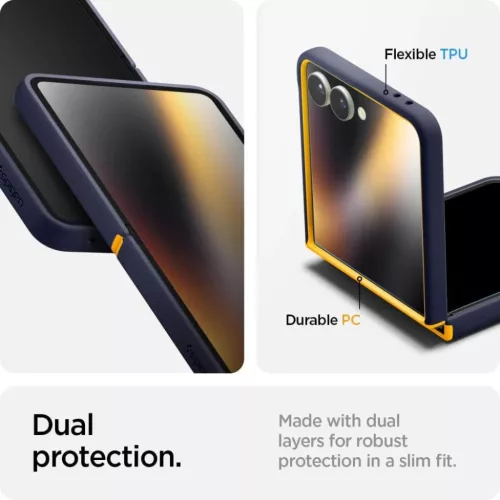  Samsung Galaxy Z Flip 7 KÉK ÁFONYA TENGERI Spigen Nano Pop Mag Mags-8800283303988 2 kép
