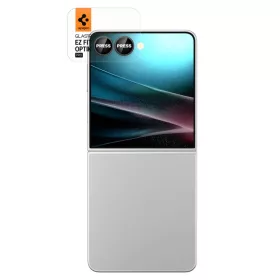  Samsung Galaxy Z Flip 7 fekete üvegfólia Spigen Optik Pro Hd Glas.t-8800283304213 2 kép