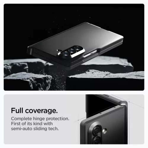  Samsung Galaxy Z Fold 7 Fekete Spigen Tough Armor Pro Mag Magsafe tok-8800283303841 10 kép